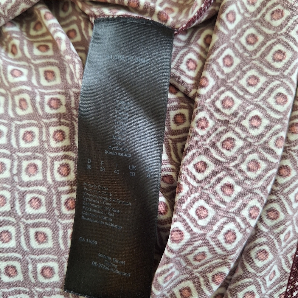 Comma, Geometric Patterned Women's Top - Picture 4 of 6